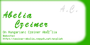abelia czeiner business card